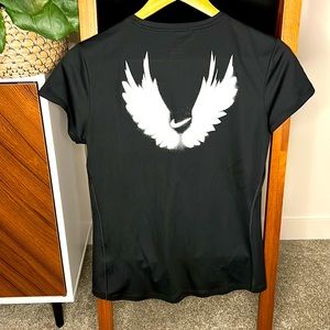 Nike Dri-fit technical short sleeve. Medium, black.